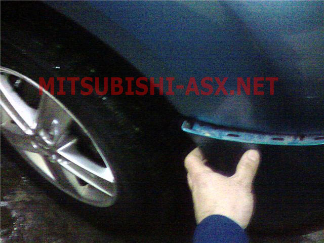 Как снять бампер у Mitsubishi ASX