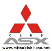 Клубная наклейка на стекло Mitsubishi ASX Клуб