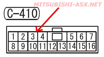 Датчик уровня жидкости омывателя Mitsubishi ASX