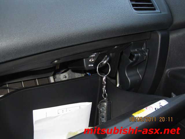Отключение подушки безопасности Mitsubishi ASX