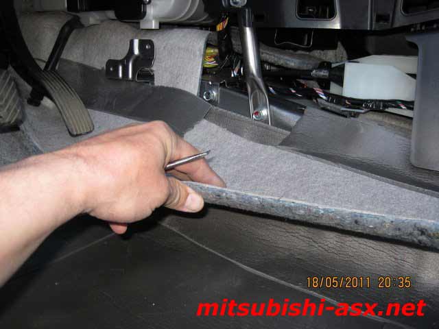 Снятие обшивки салона Mitsubishi ASX
