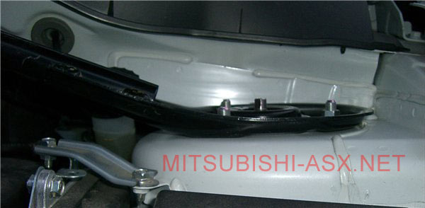 Установка растяжки стоек на Mitsubishi ASX