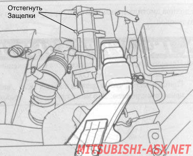 Замена фильтра на Mitsubishi ASX