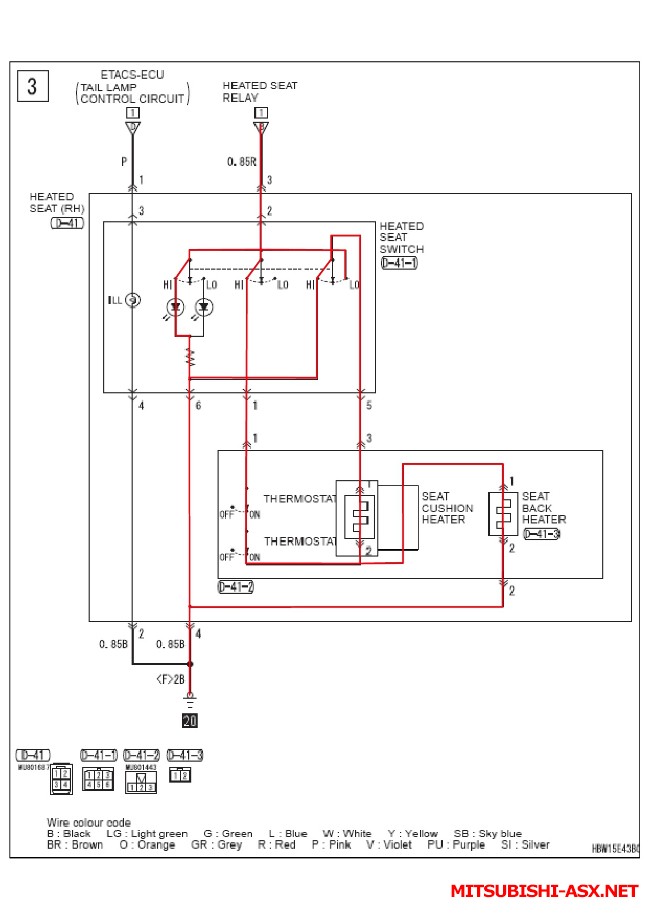 Общие вопросы по электрике Mitsubishi ASX - Схема попогрея Model (3).jpg
