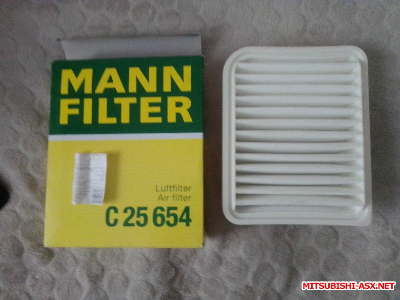Продам воздушный фильтр MANN FILTER C25654 - Фильтр, коробка, чек.jpg