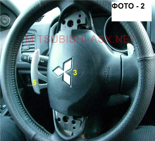 Установка кнопок на руле Mitsubishi ASX