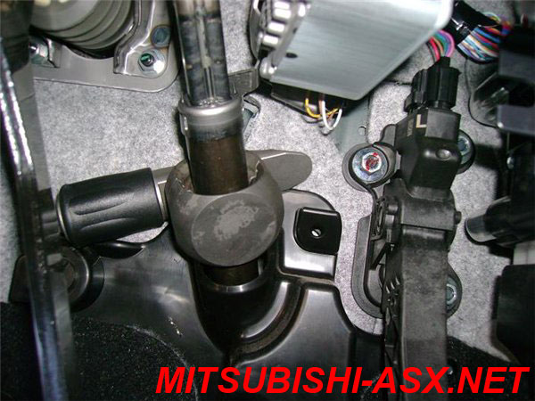 Другой способ установки замка Гарант на руль Mitsubishi ASX
