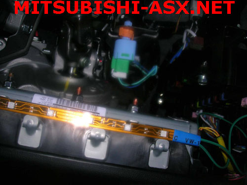 Подсветка педалей Mitsubishi ASX