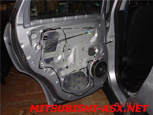 Шумоизоляция багажника и задних сидений Mitsubishi АСХ